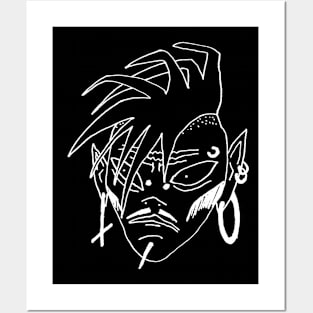 80s Goth Post-Punk Subculture Tattoo Ink Posters and Art